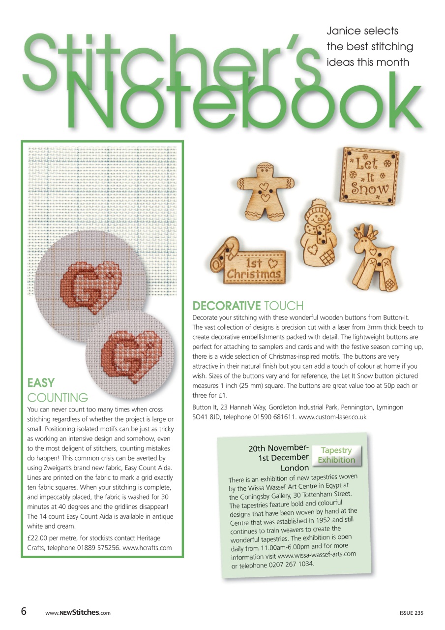 New Stitches Preview Pages