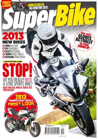 Superbike Magazine issue November 2012