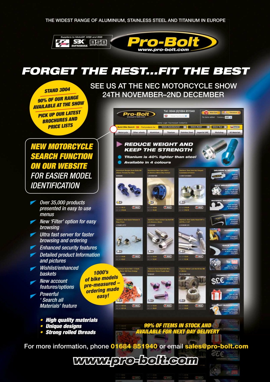 Superbike Magazine Preview Pages