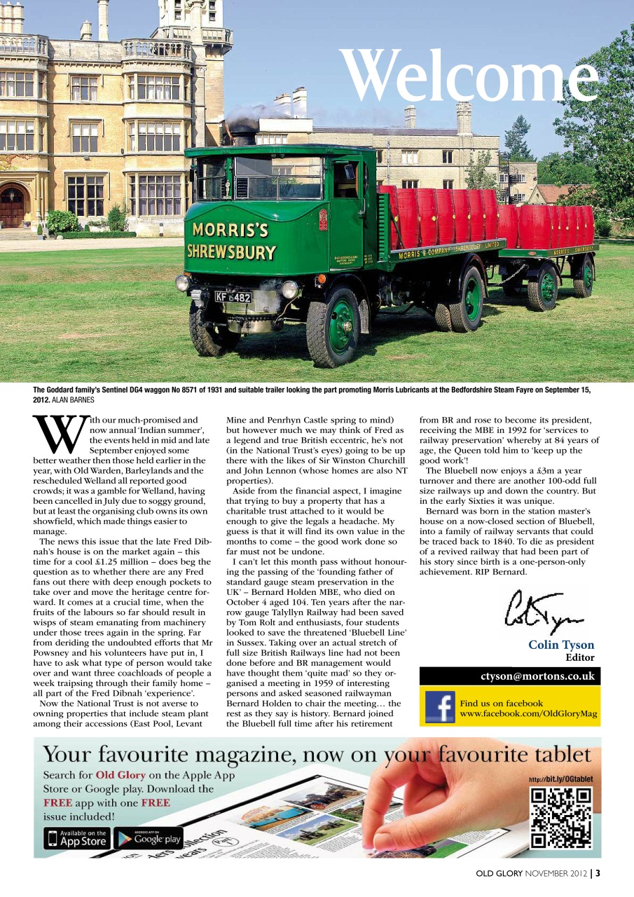 Old Glory Magazine Preview Pages