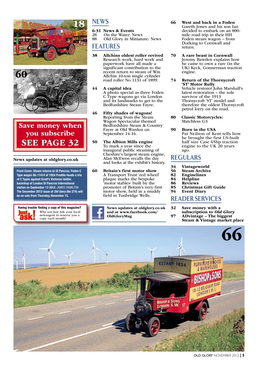 Old Glory Magazine Preview Pages