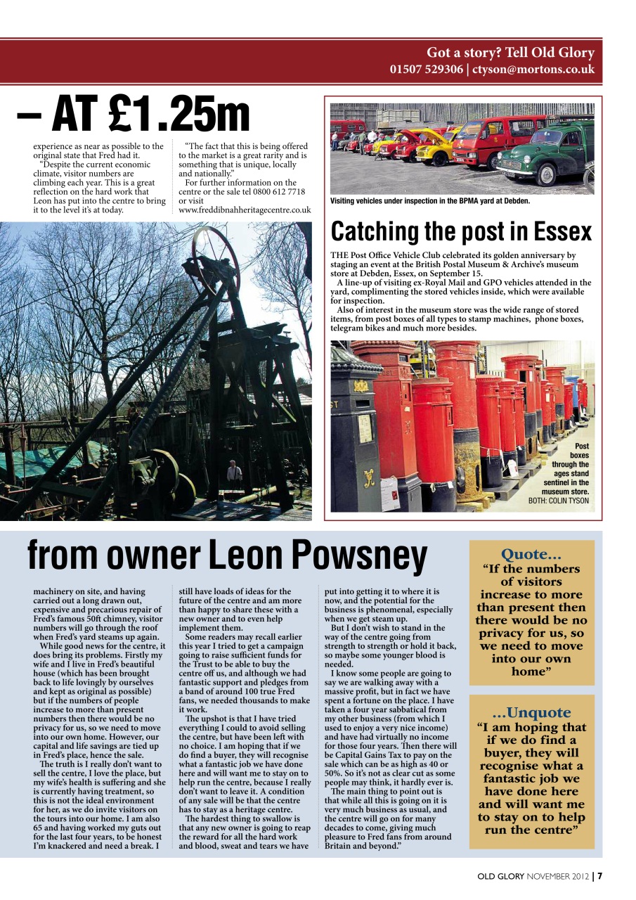 Old Glory Magazine Preview Pages