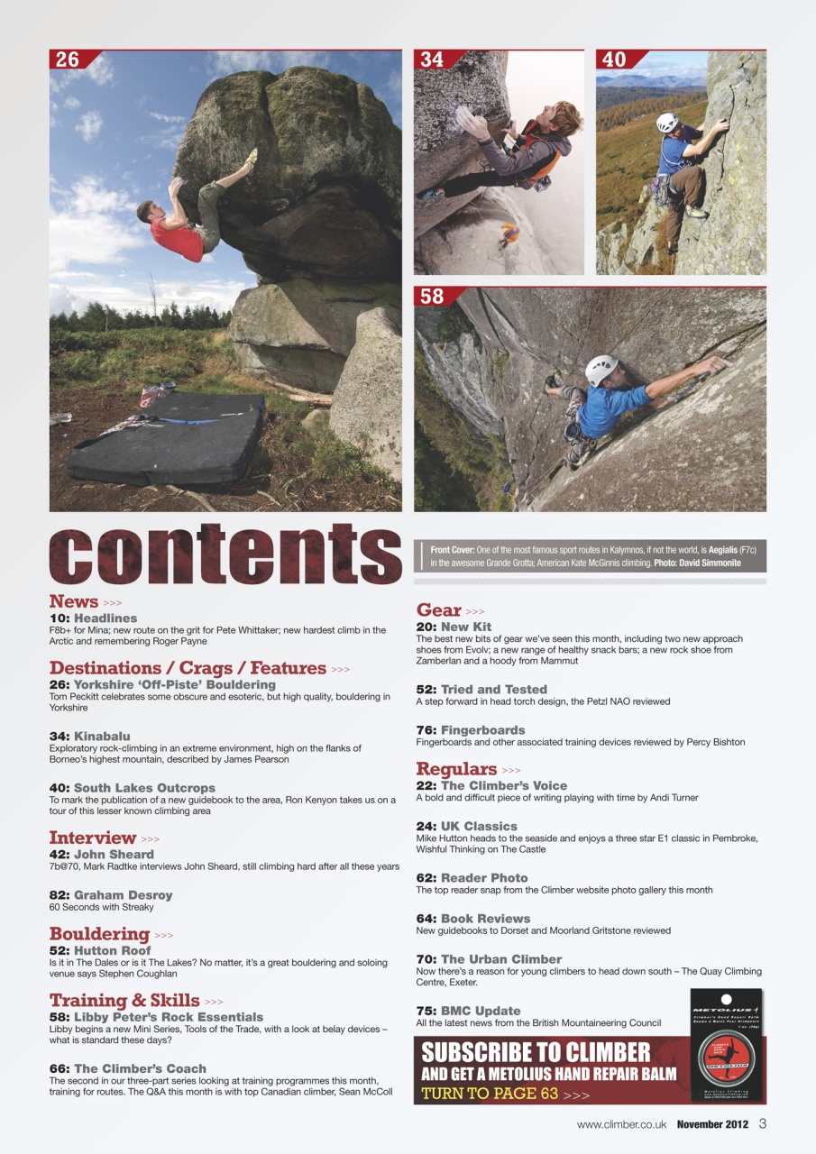 Climber Preview Pages