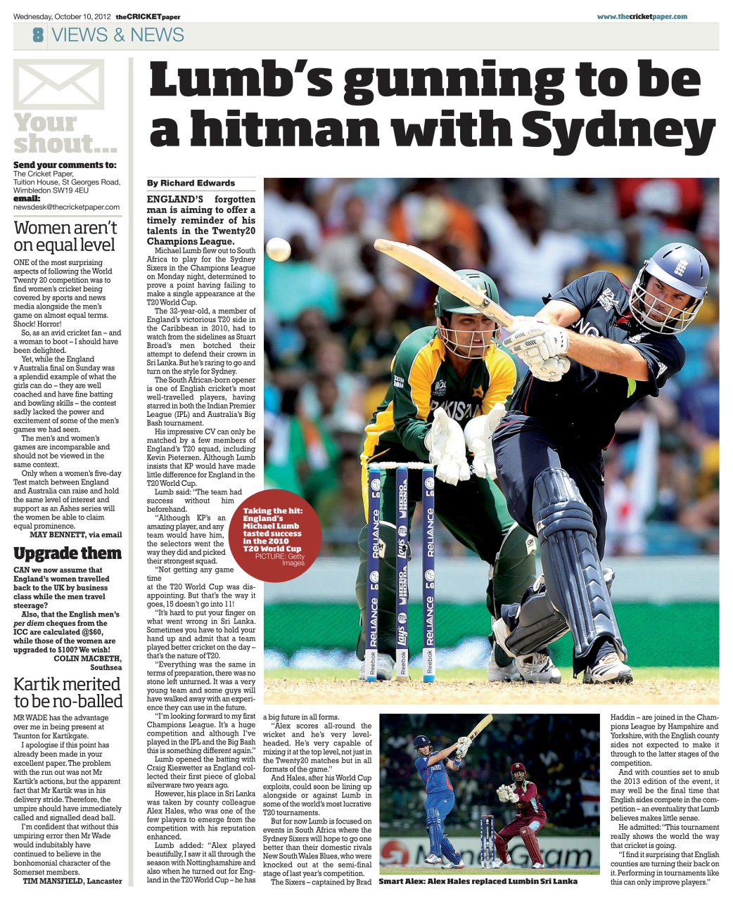 The Cricket Paper Preview Pages