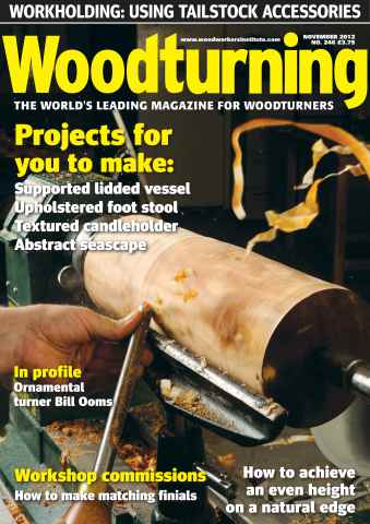 Woodturning issue November 2012