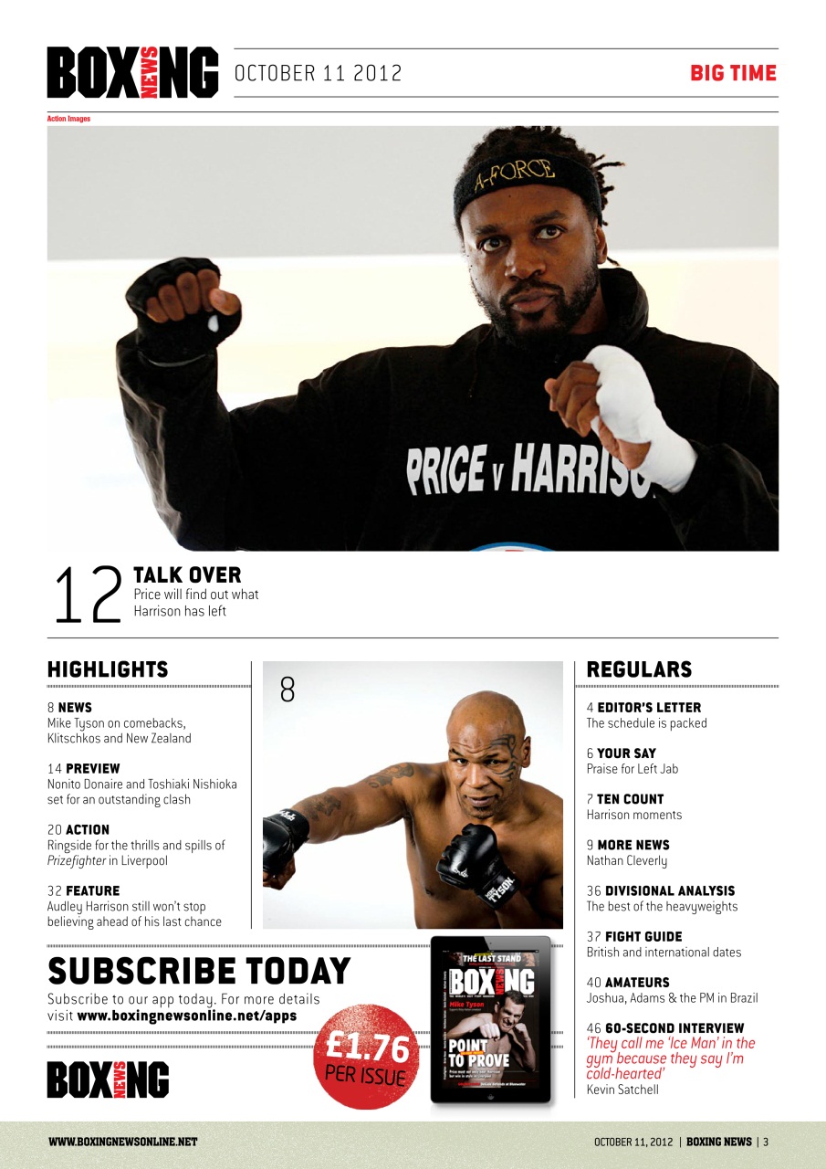 Boxing News Preview Pages