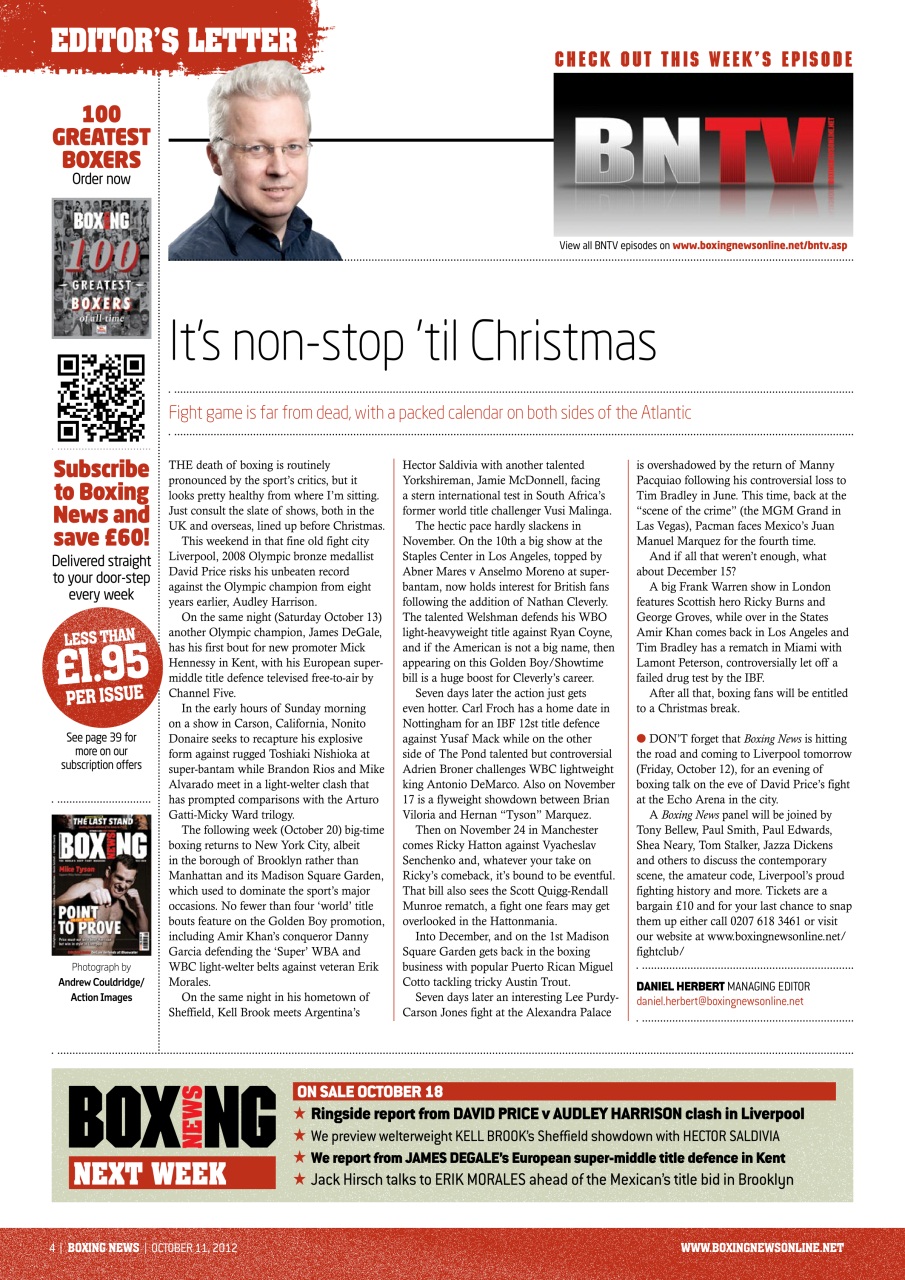 Boxing News Preview Pages