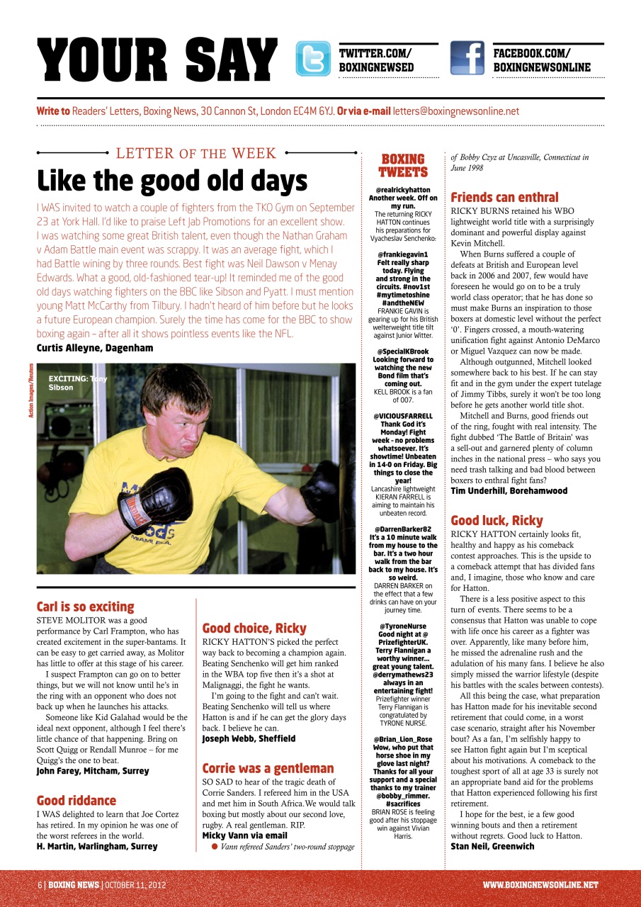 Boxing News Preview Pages