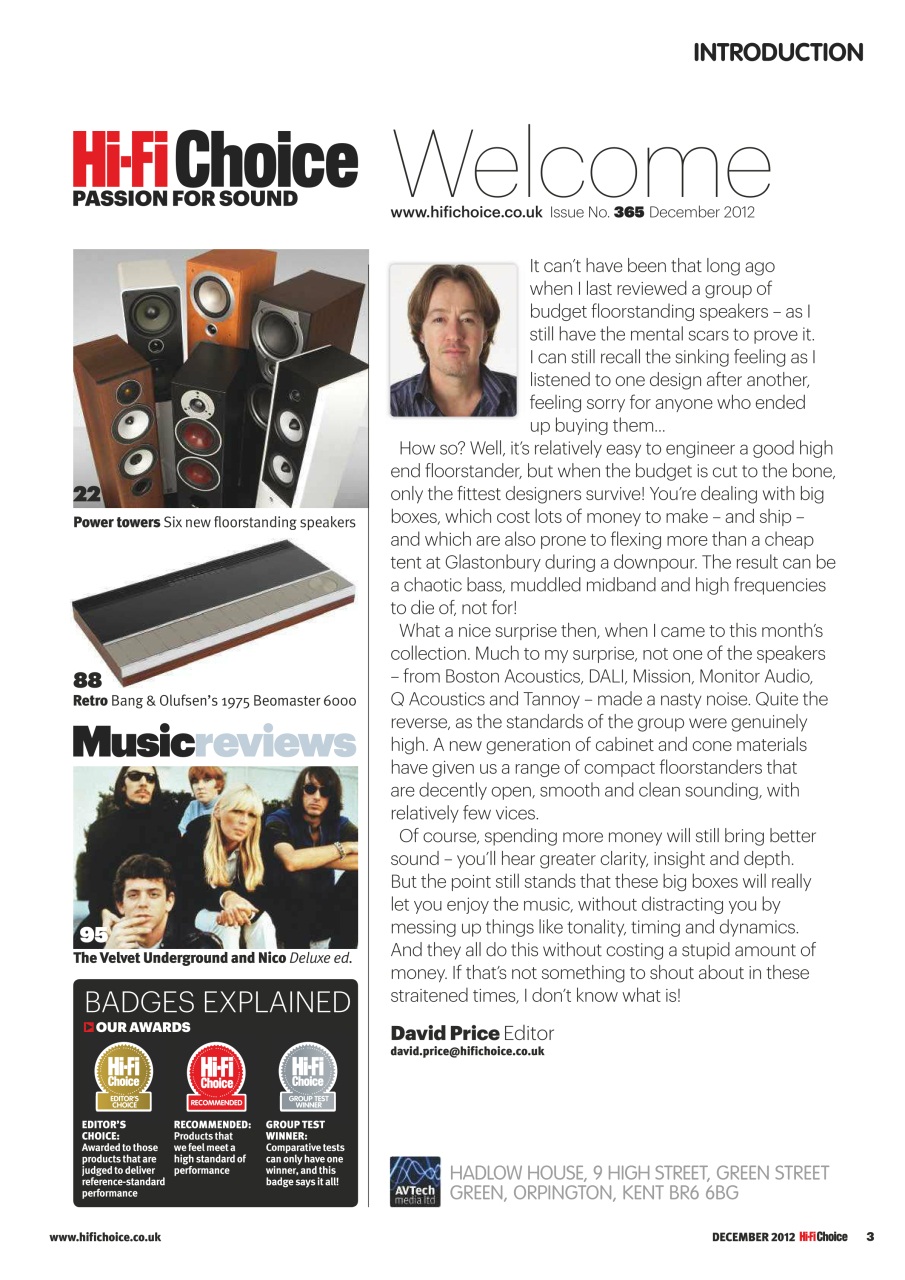 Hi-Fi Choice Preview Pages