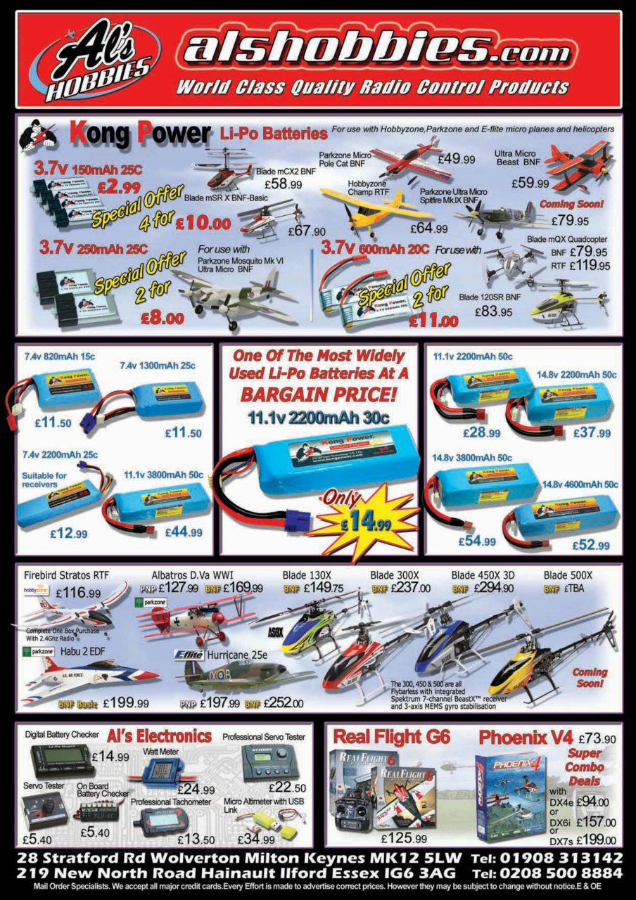 RC Electric Flyer Preview Pages