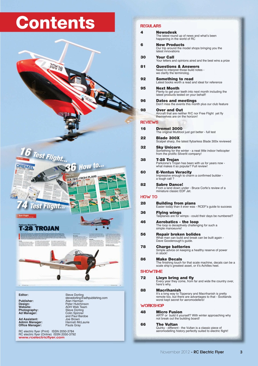 RC Electric Flyer Preview Pages