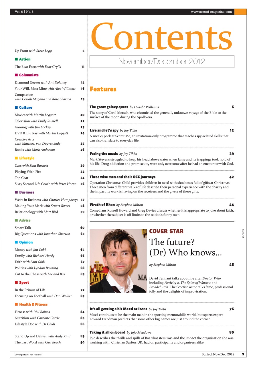 Sorted Magazine – The men's mag with morals Preview Pages