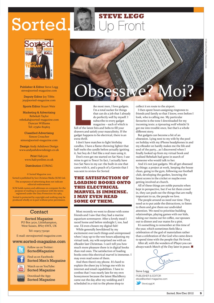 Sorted Magazine – The men's mag with morals Preview Pages