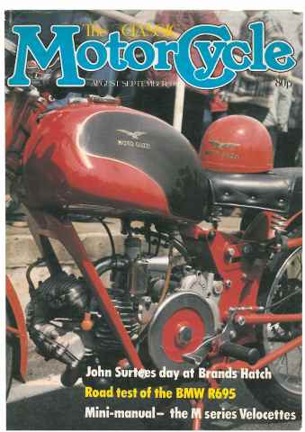 The Classic MotorCycle issue August-September 1981