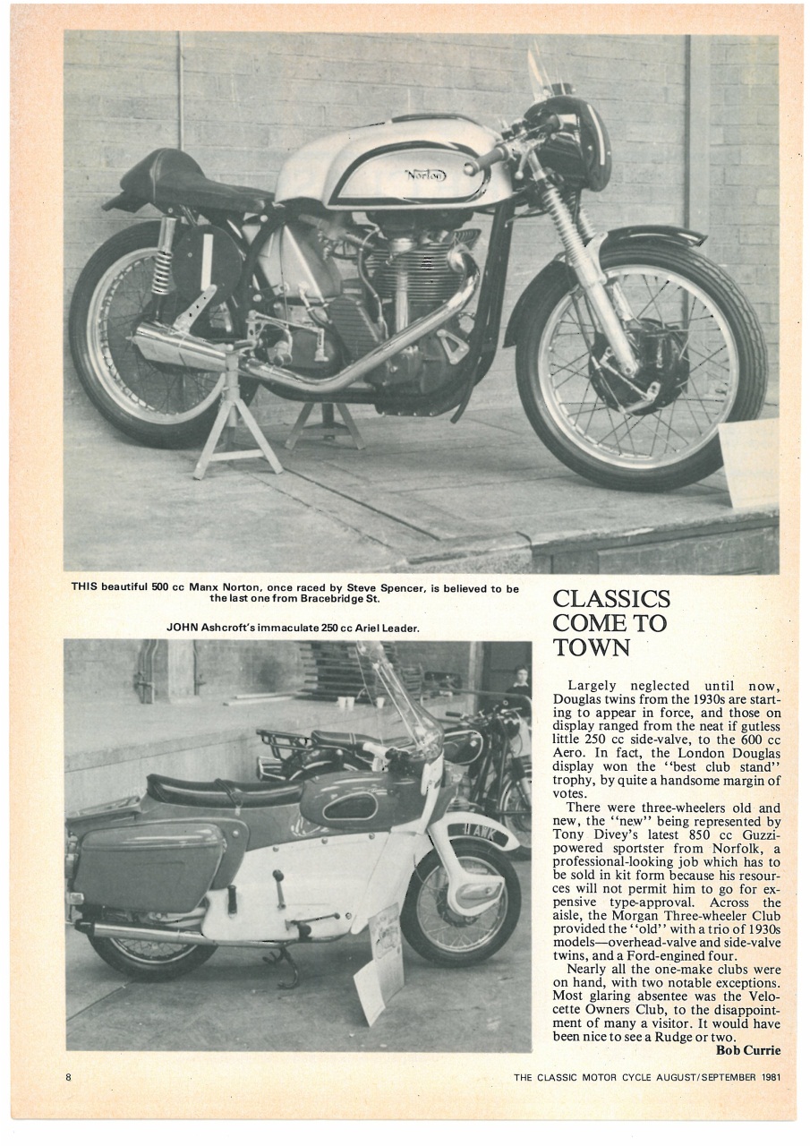 The Classic MotorCycle Preview Pages