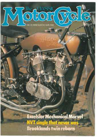 The Classic MotorCycle issue December 1981-January 1982