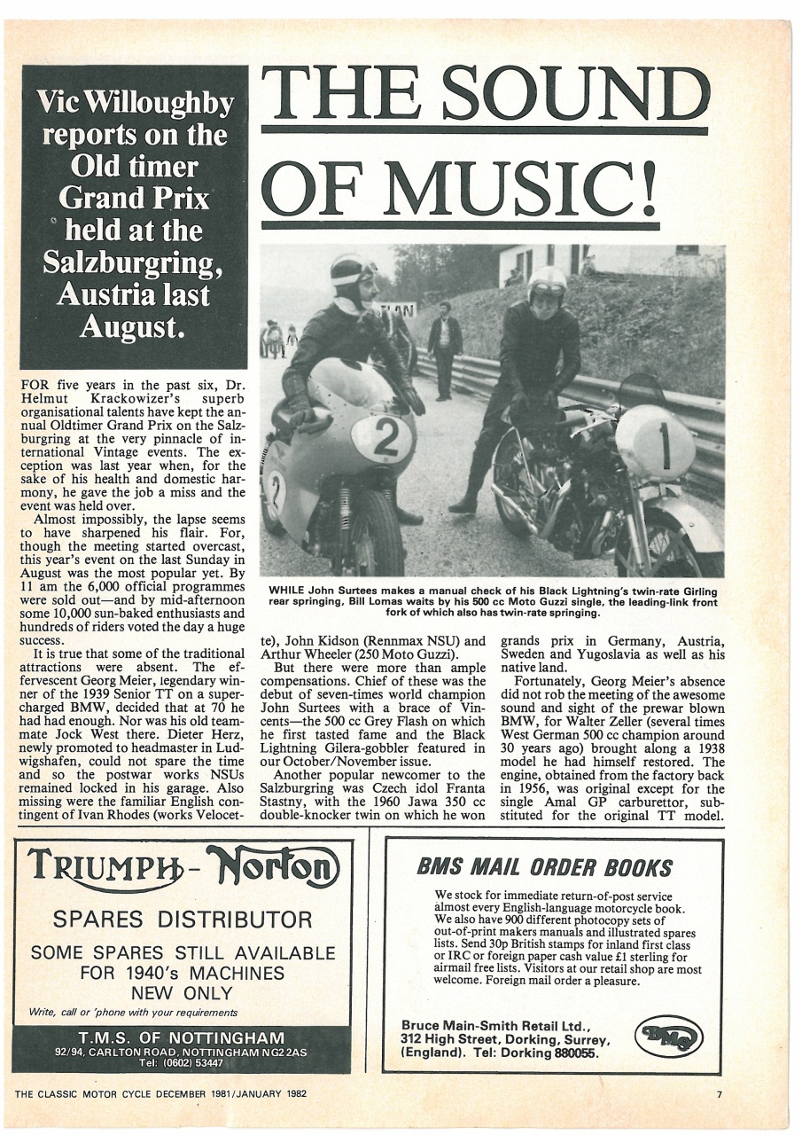 The Classic MotorCycle Preview Pages