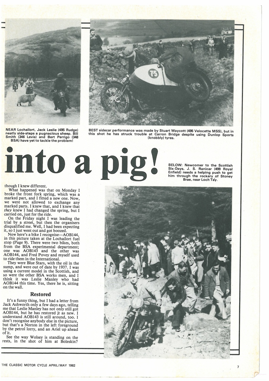 The Classic MotorCycle Preview Pages