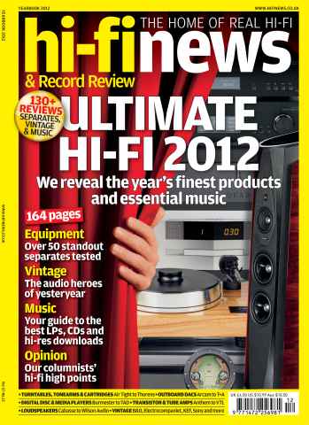 Hi-Fi News issue Yearbook 2012