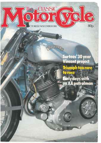 The Classic MotorCycle issue October-November 1981