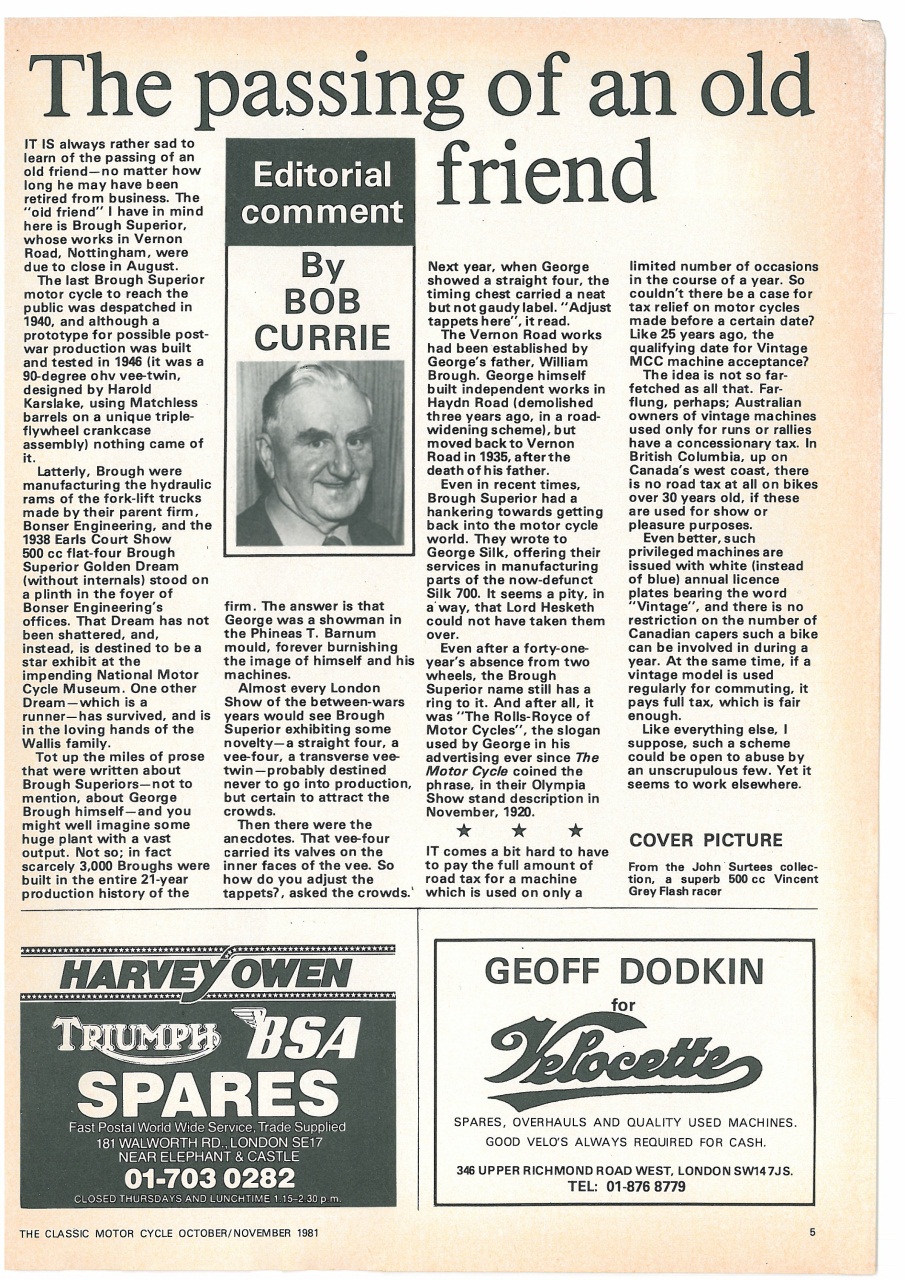 The Classic MotorCycle Preview Pages