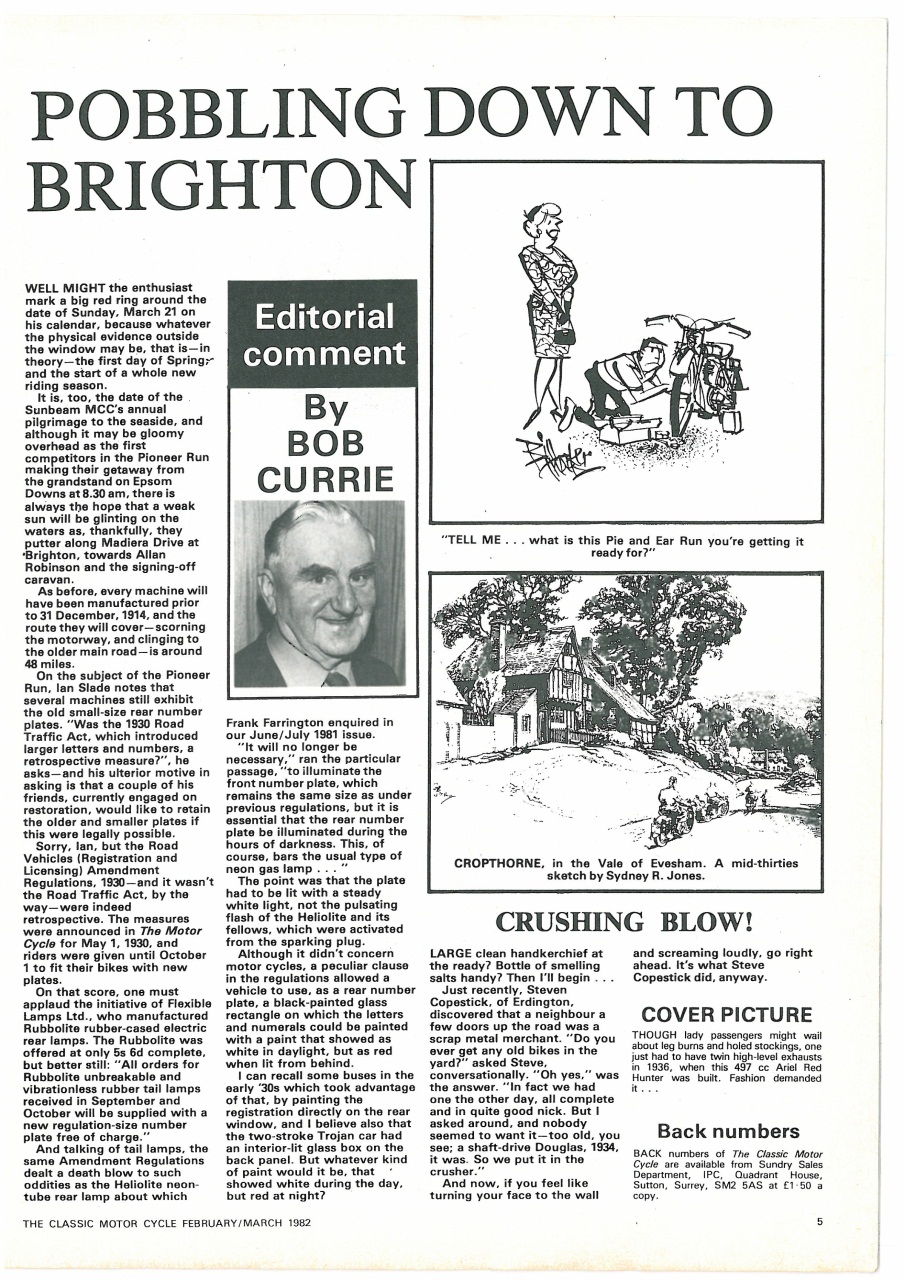 The Classic MotorCycle Preview Pages