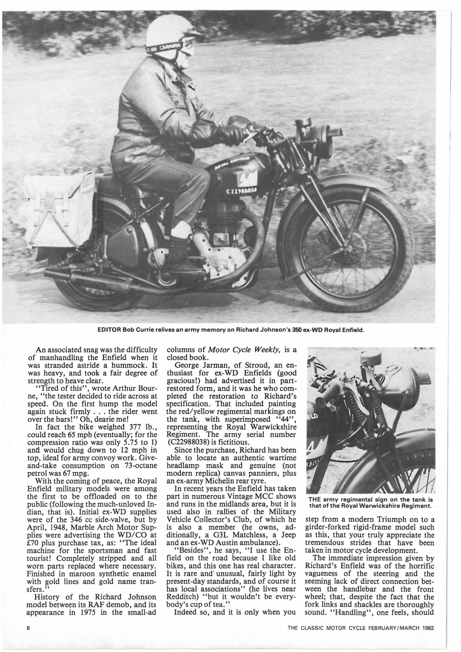 The Classic MotorCycle Preview Pages