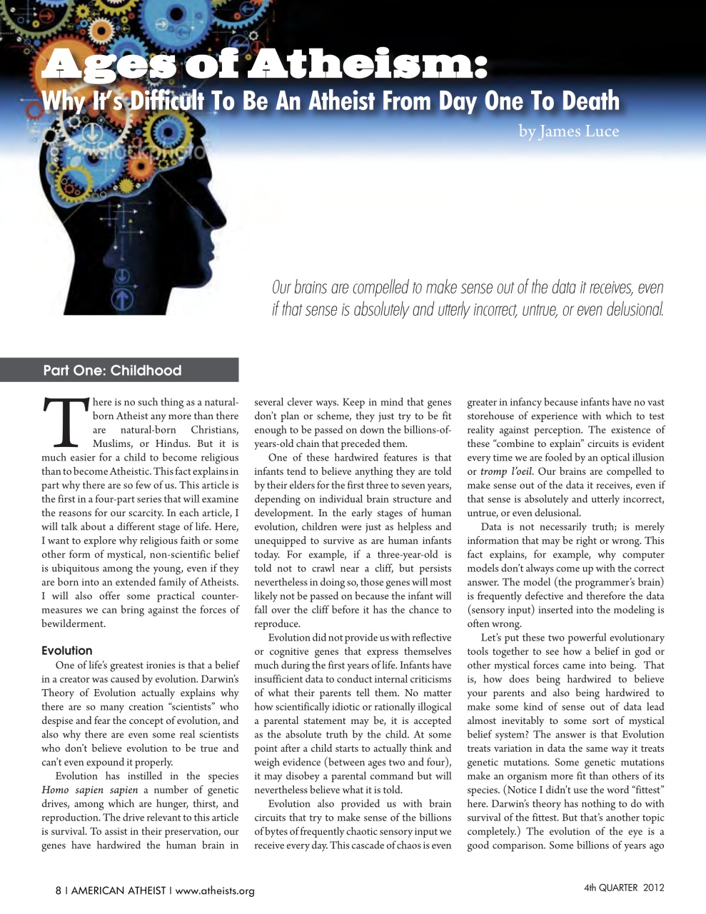 American Atheist Preview Pages