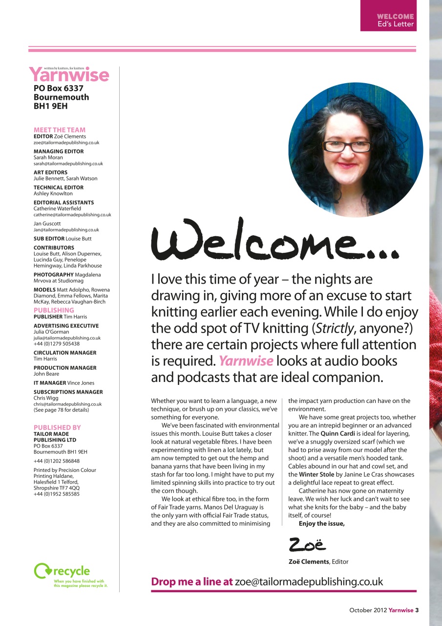 Yarnwise Preview Pages