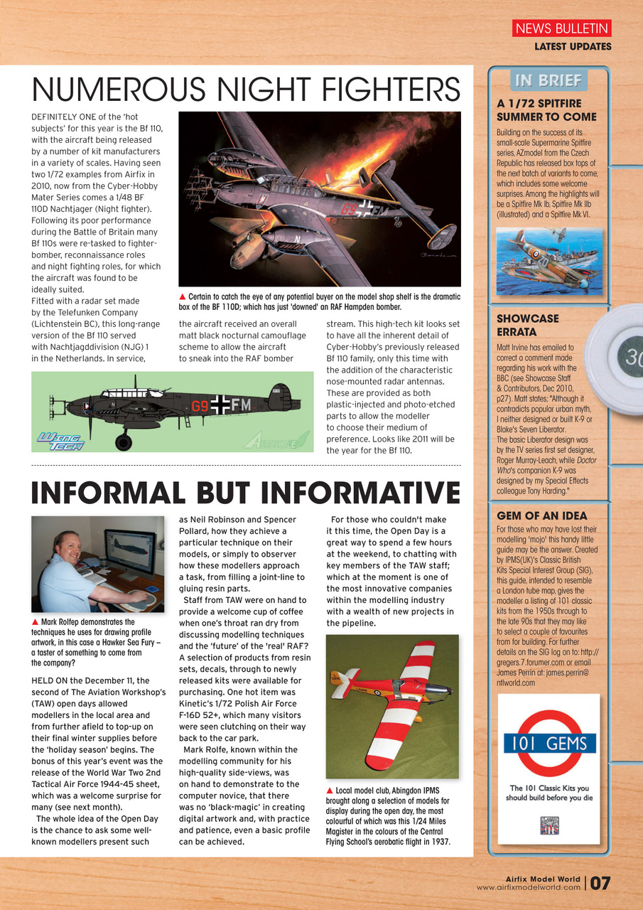 Airfix Model World Preview Pages