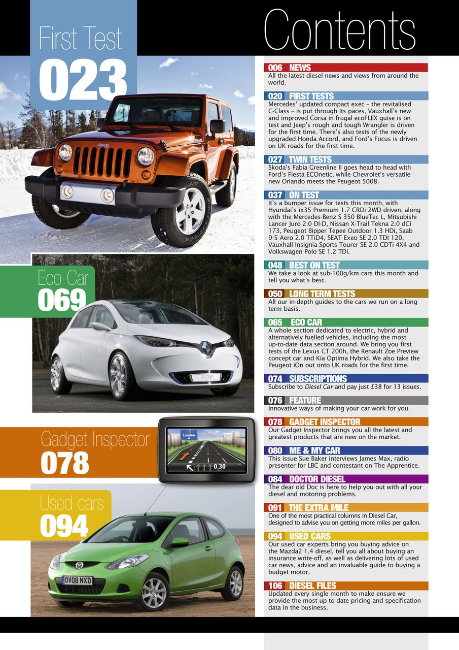 Diesel&EcoCar Magazine Preview Pages