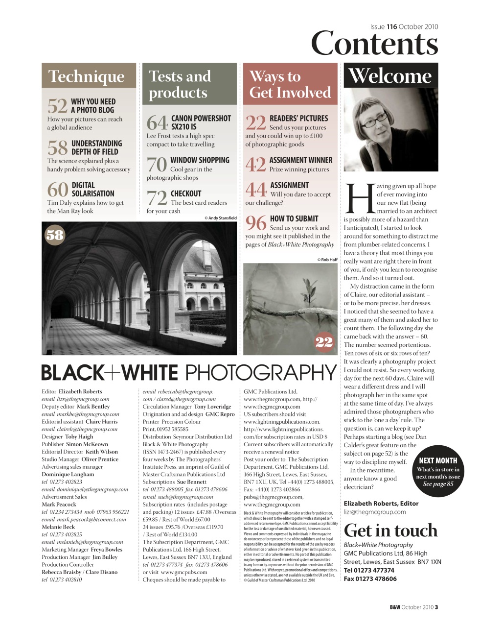 Black+White Photography Preview Pages