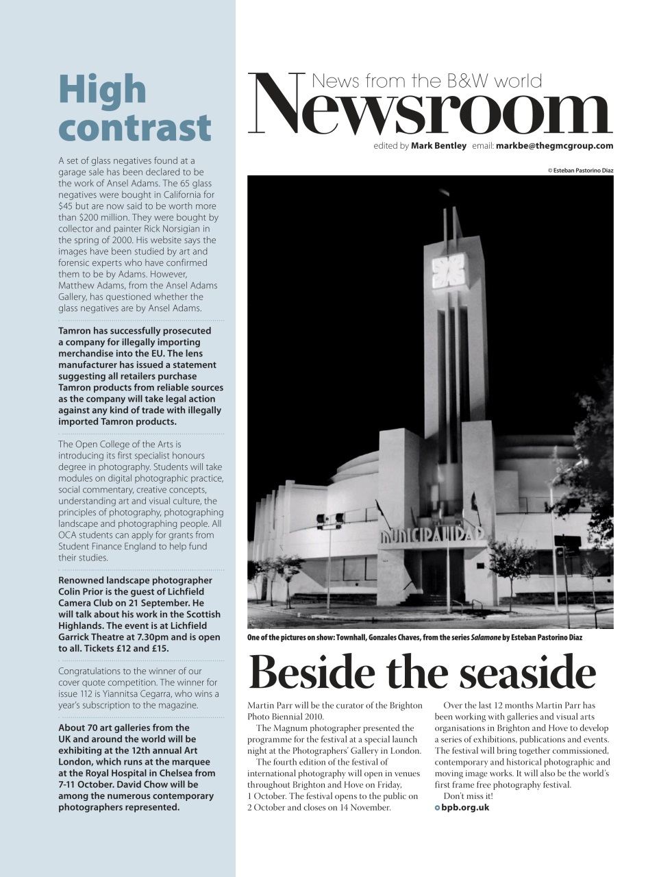 Black+White Photography Preview Pages