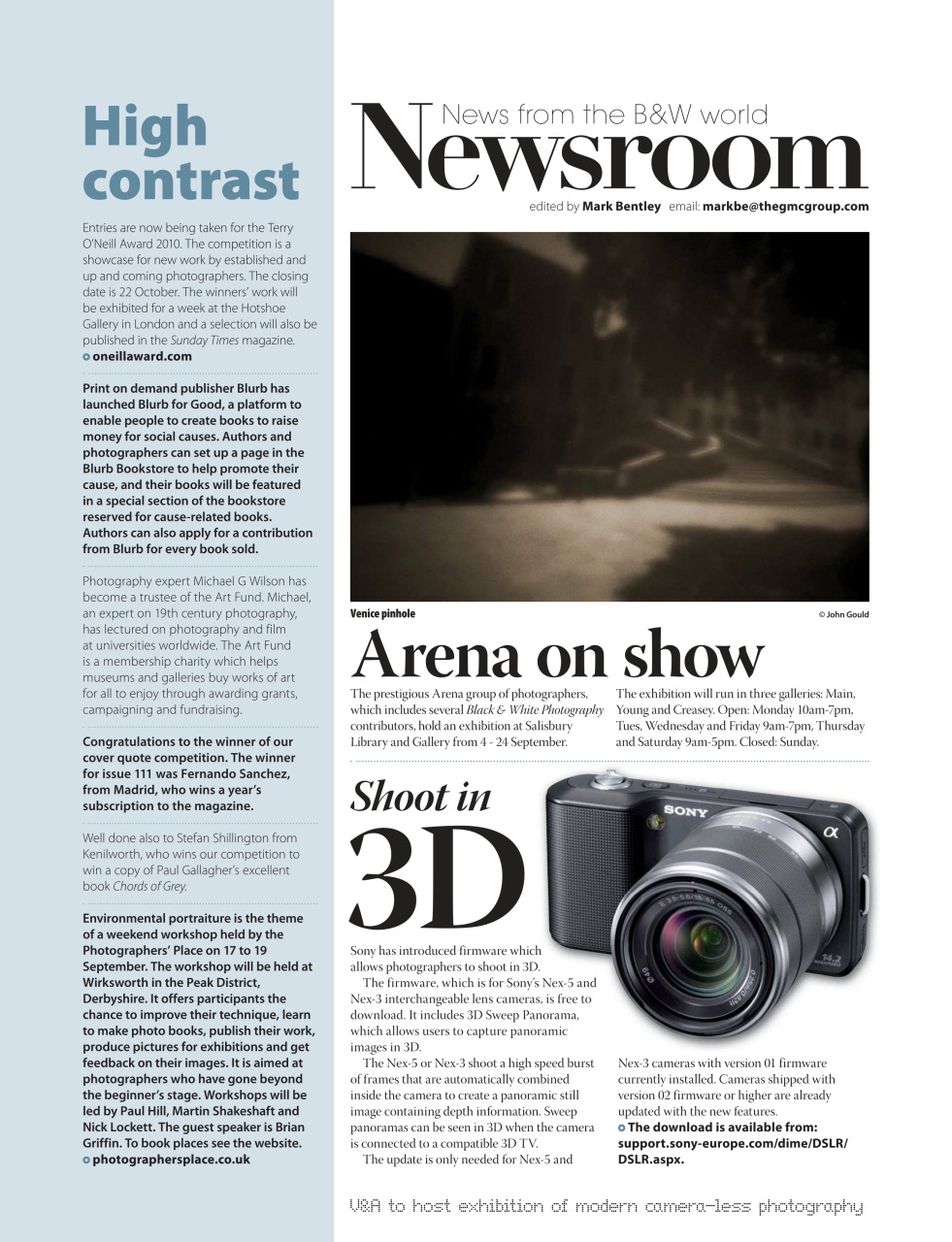 Black+White Photography Preview Pages