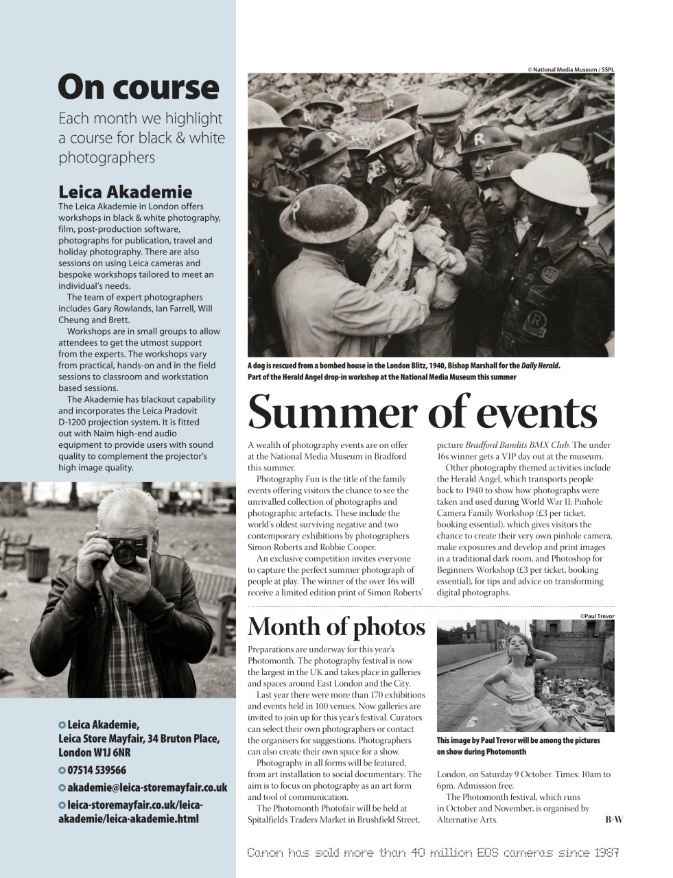 Black+White Photography Preview Pages