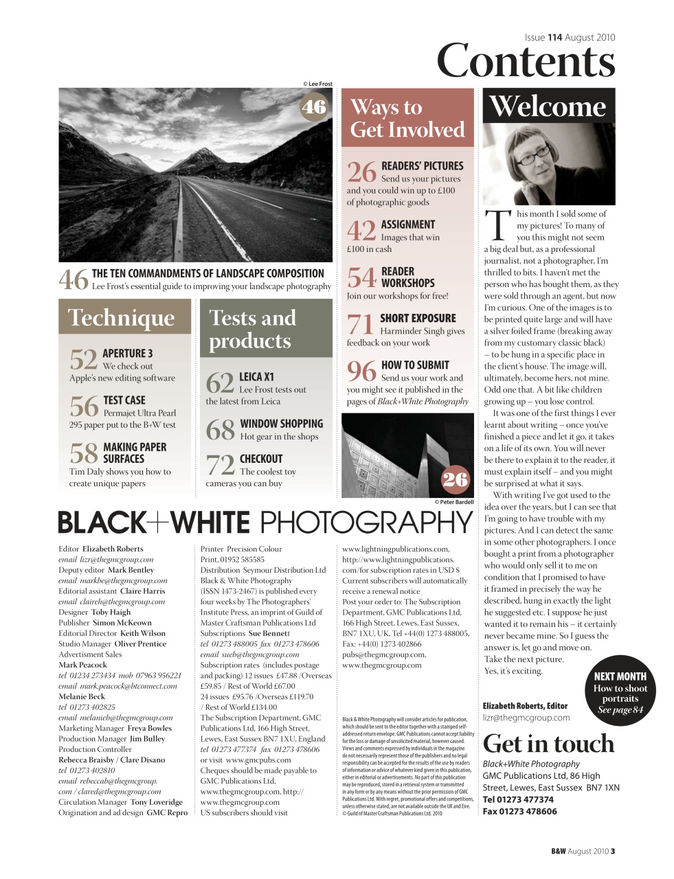 Black+White Photography Preview Pages