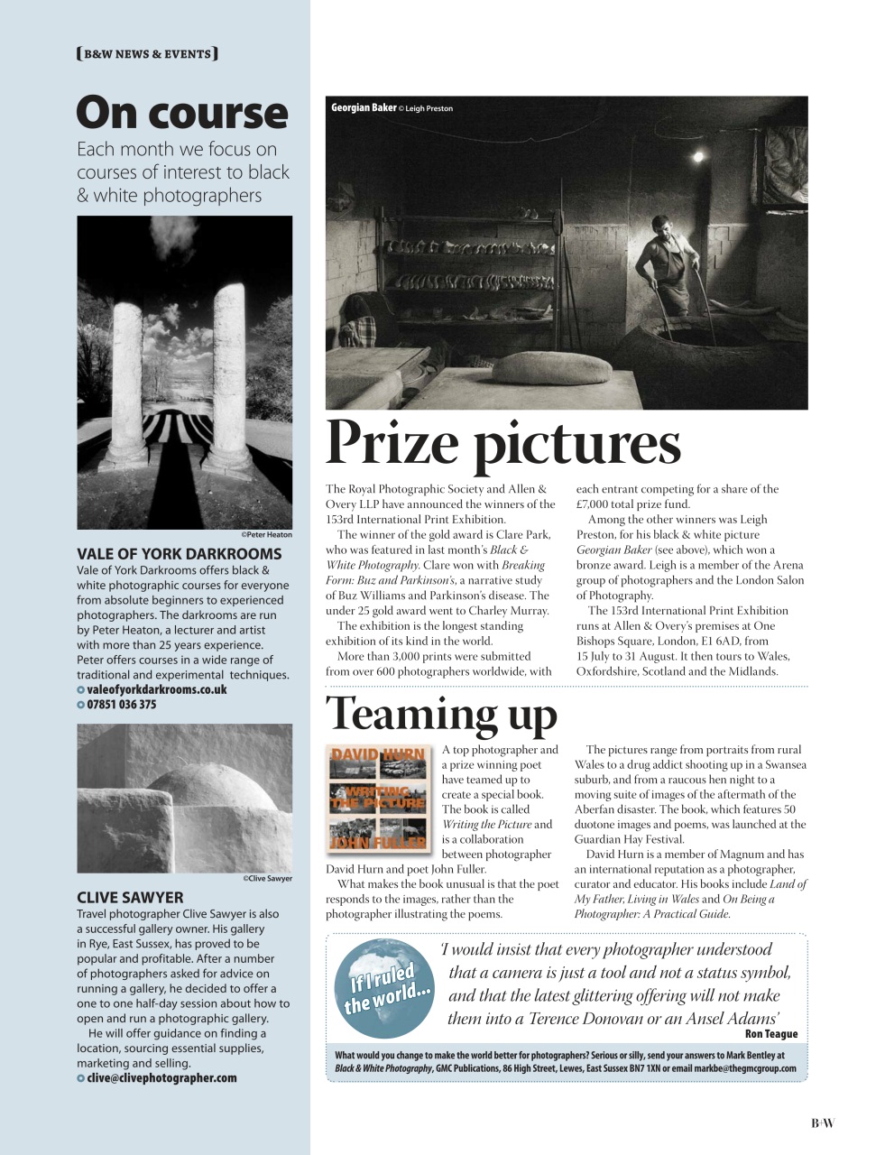 Black+White Photography Preview Pages