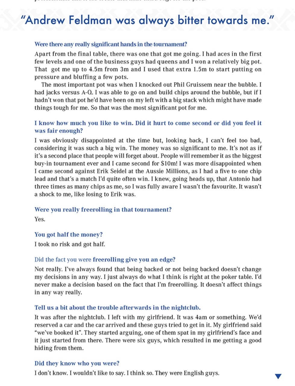Bluff Europe Preview Pages