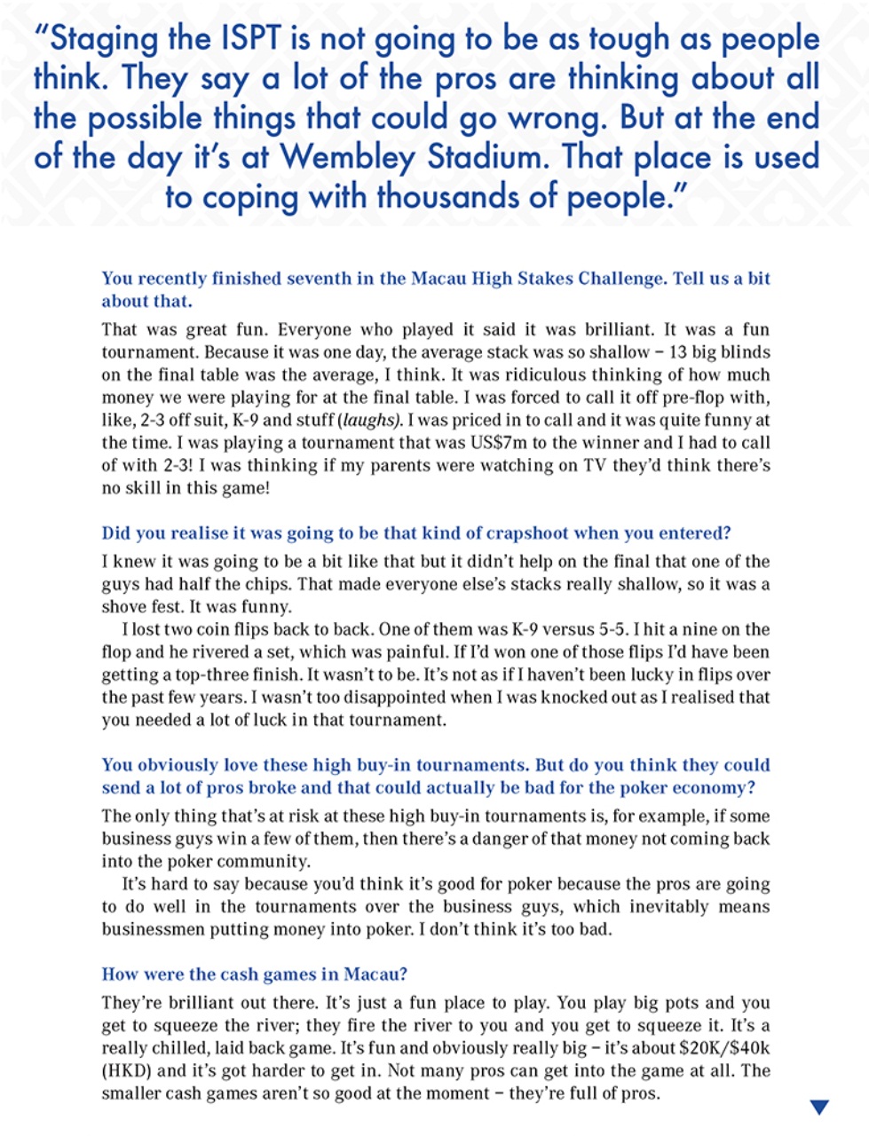 Bluff Europe Preview Pages