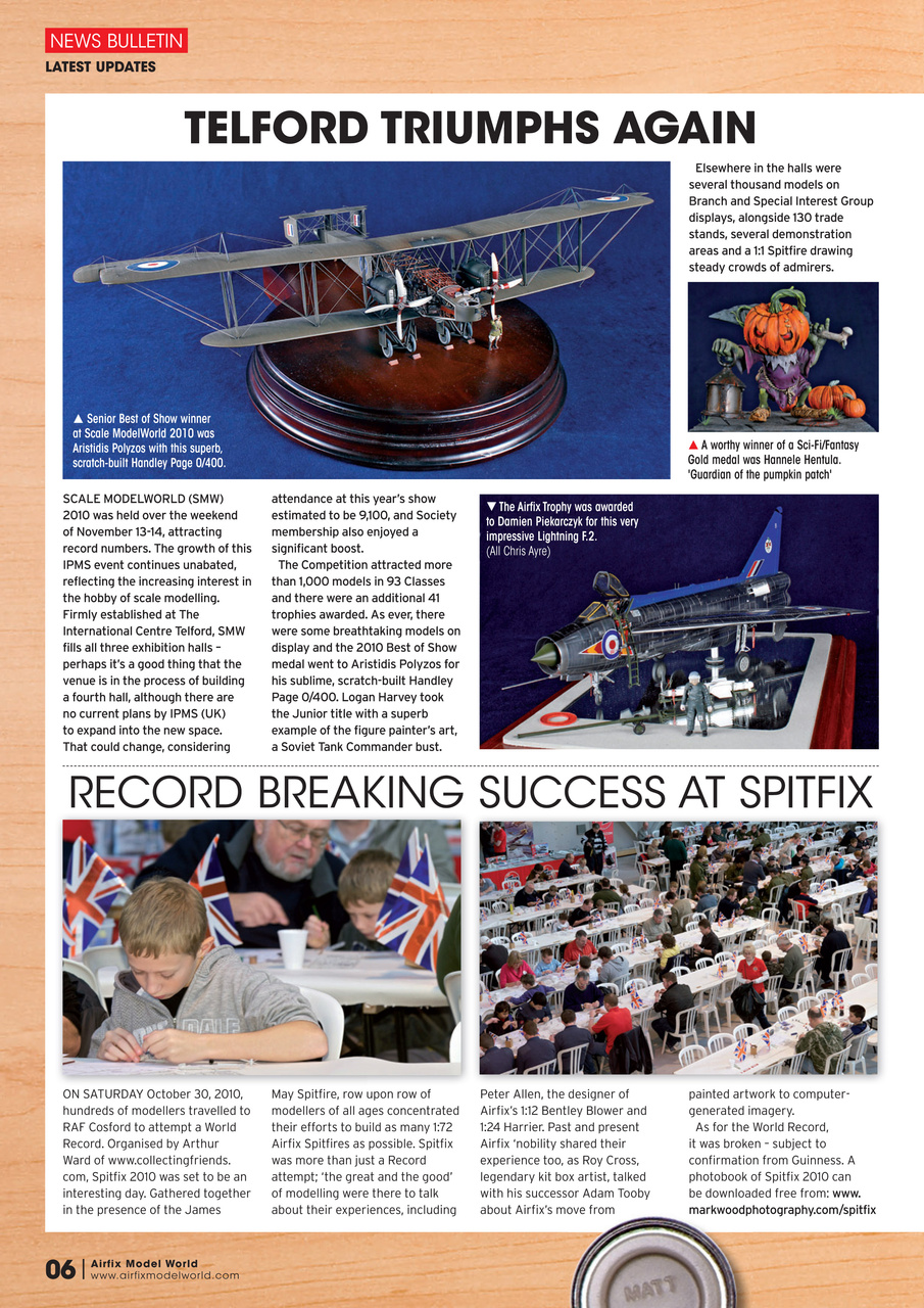Airfix Model World Preview Pages