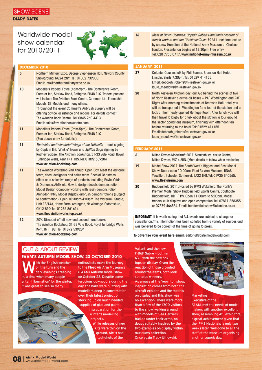 Airfix Model World Preview Pages