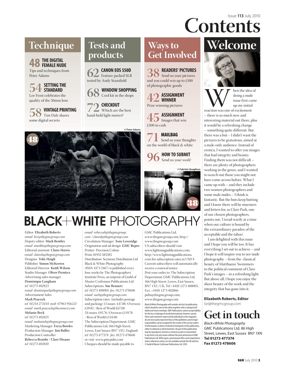 Black+White Photography Preview Pages