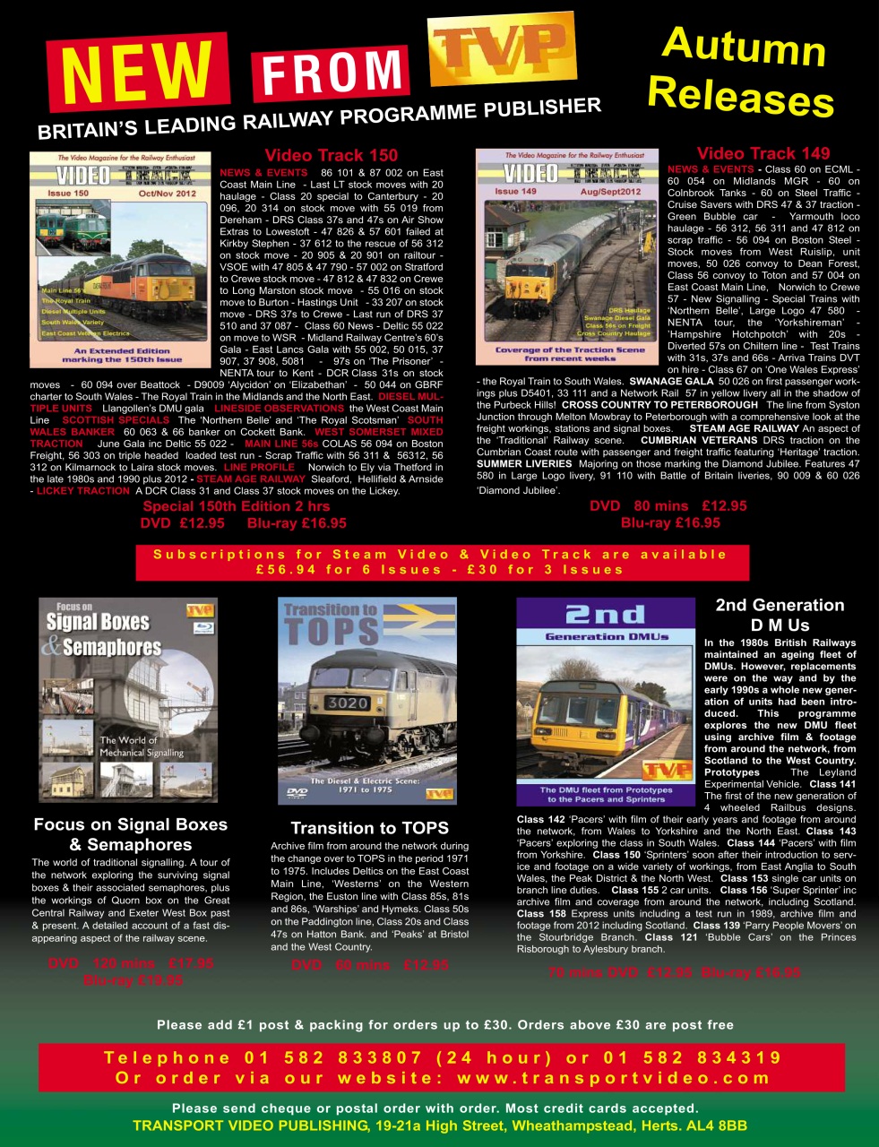 Rail Express Preview Pages