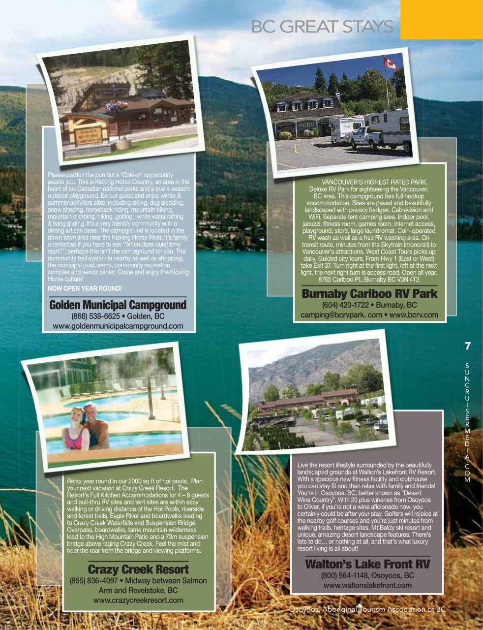 Snowbirds & RV Travelers Preview Pages