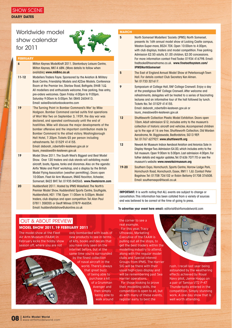 Airfix Model World Preview Pages