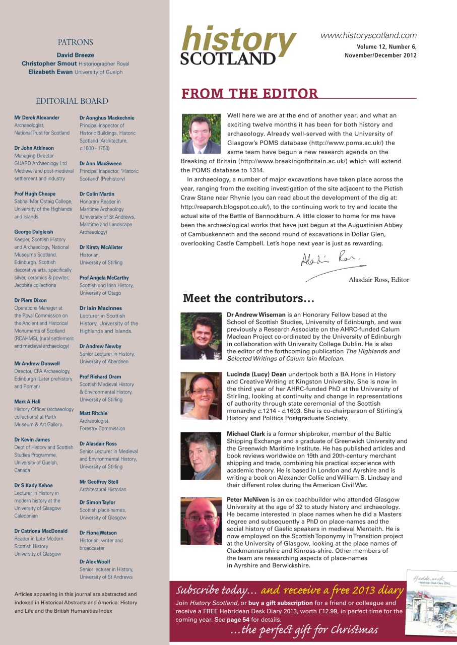 History Scotland Preview Pages