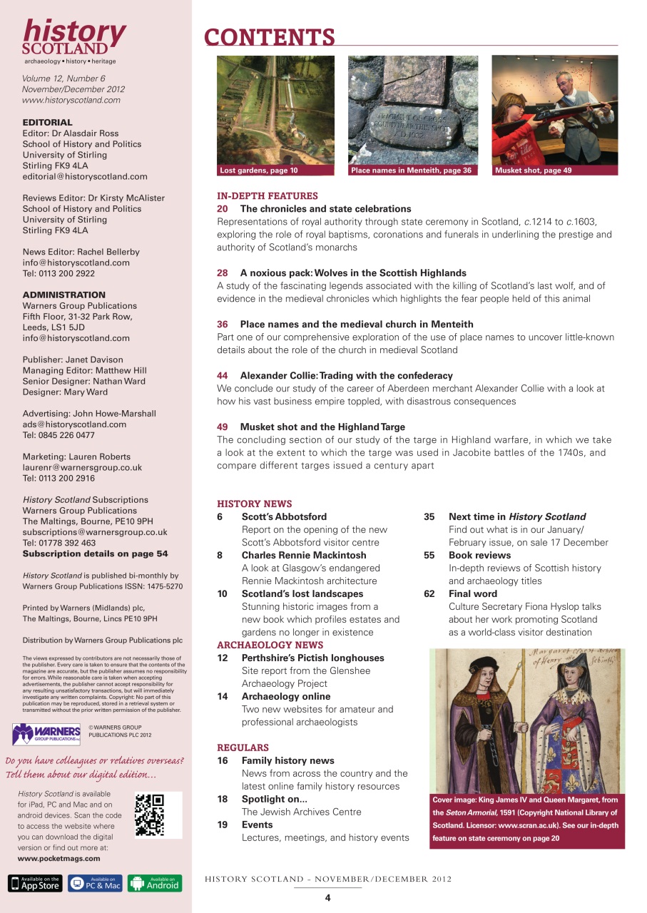 History Scotland Preview Pages