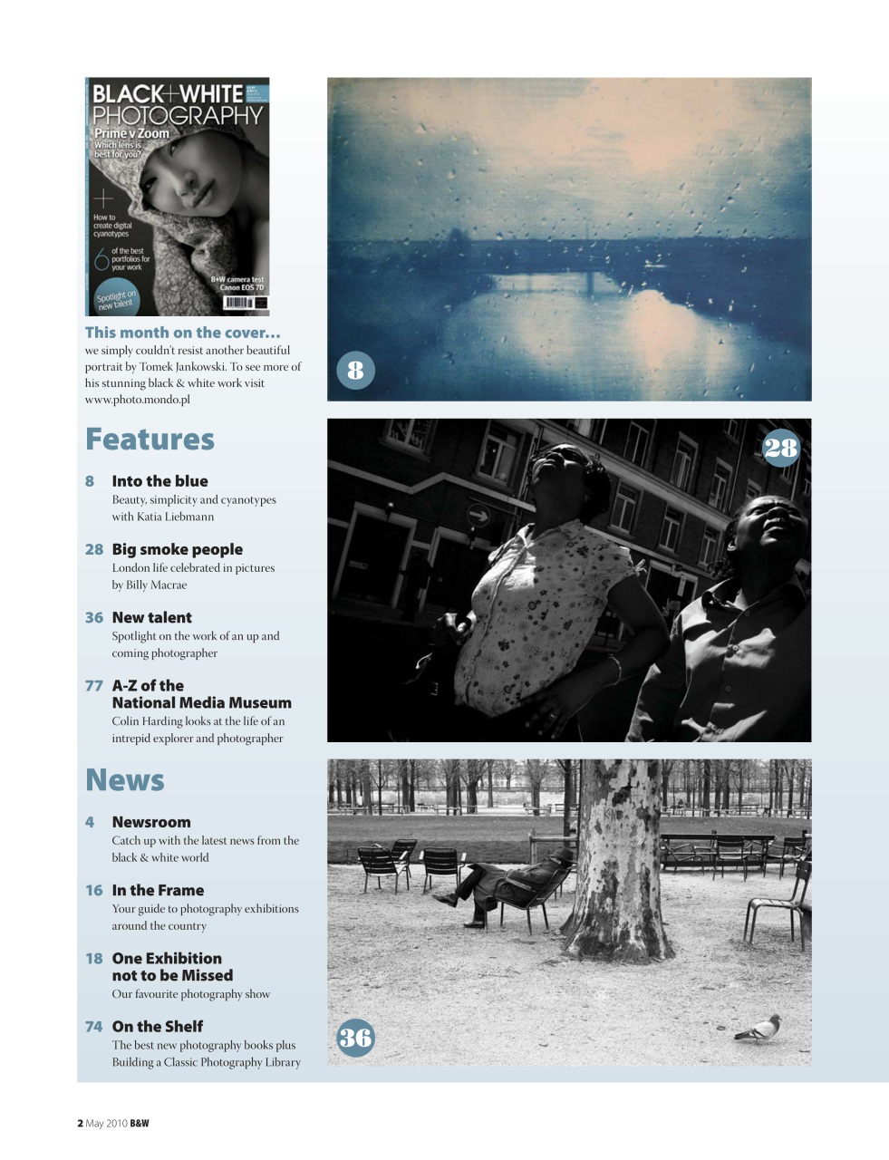 Black+White Photography Preview Pages