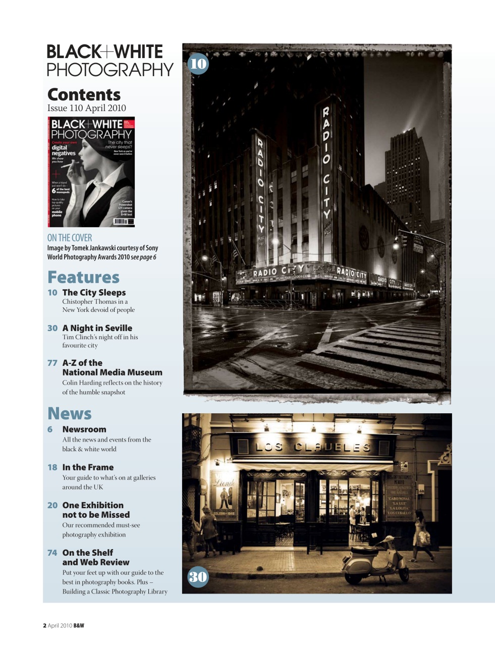 Black+White Photography Preview Pages