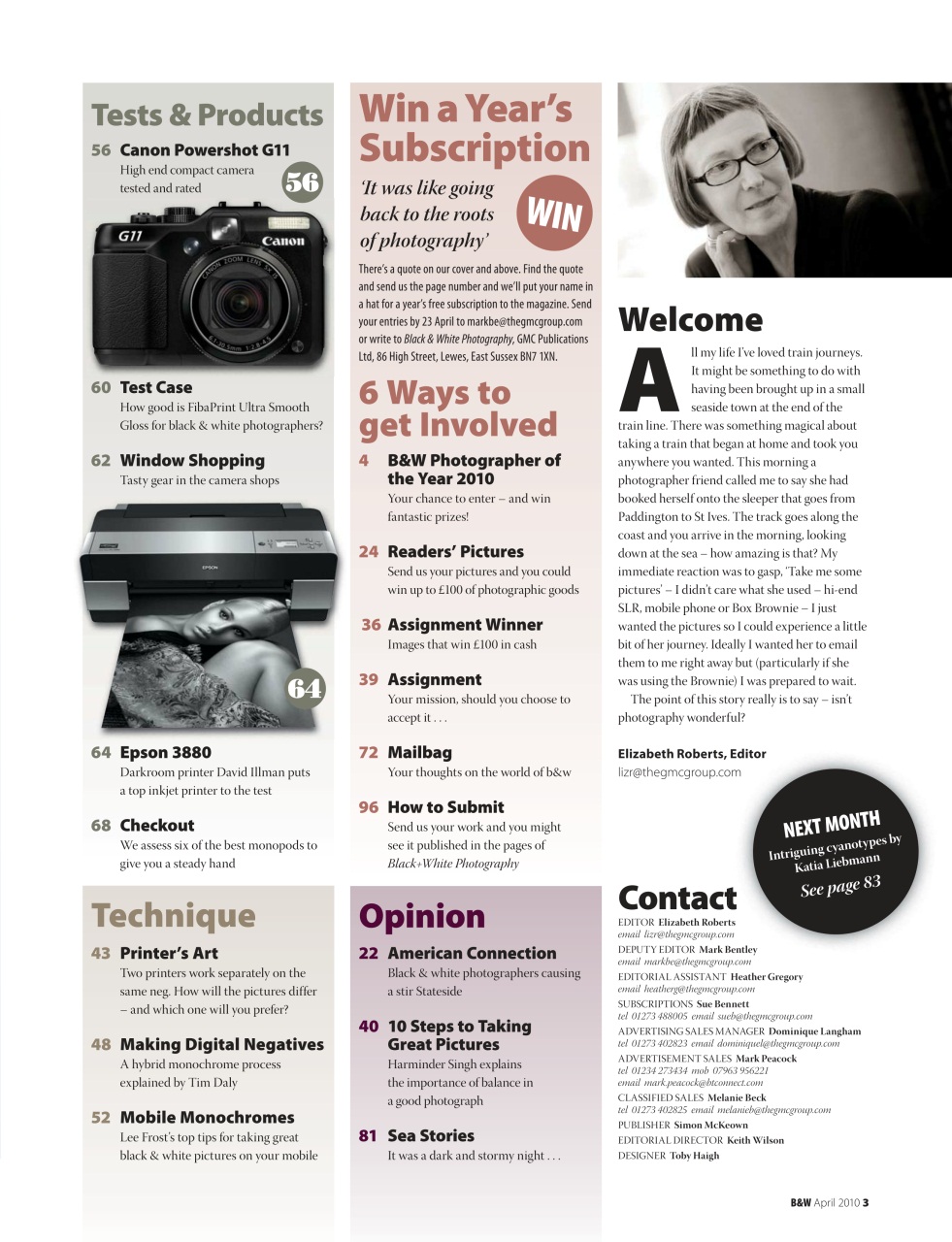 Black+White Photography Preview Pages